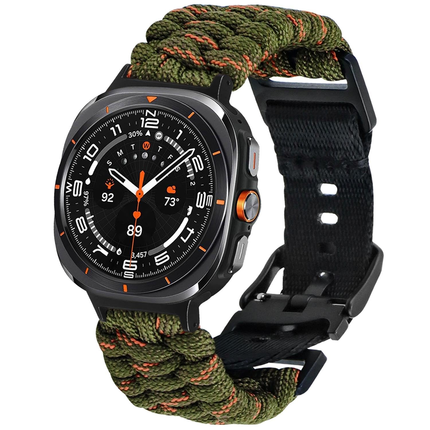 Nylon Braided Watch Band for Samsung Galaxy Watch 8 40mm 44mm,Paracord Strap …