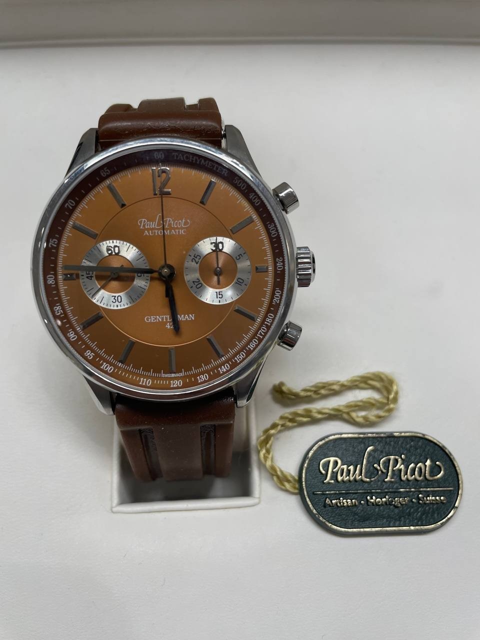 Paul Picot Gentleman 42 Chronograph 4109/1 Brown