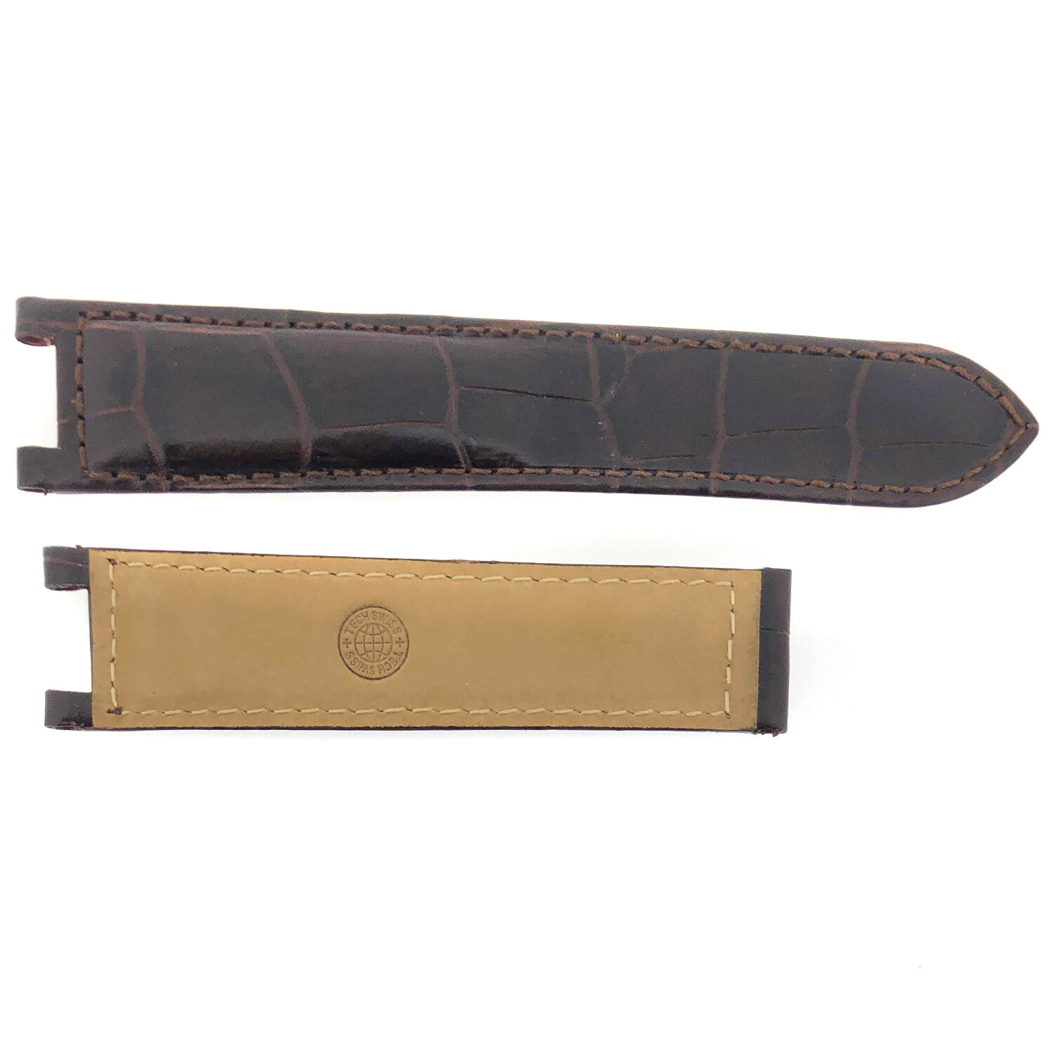 Leather Watch Band to fit Cartier Pasha Watch Black Brown Blue 18mm or 20mm