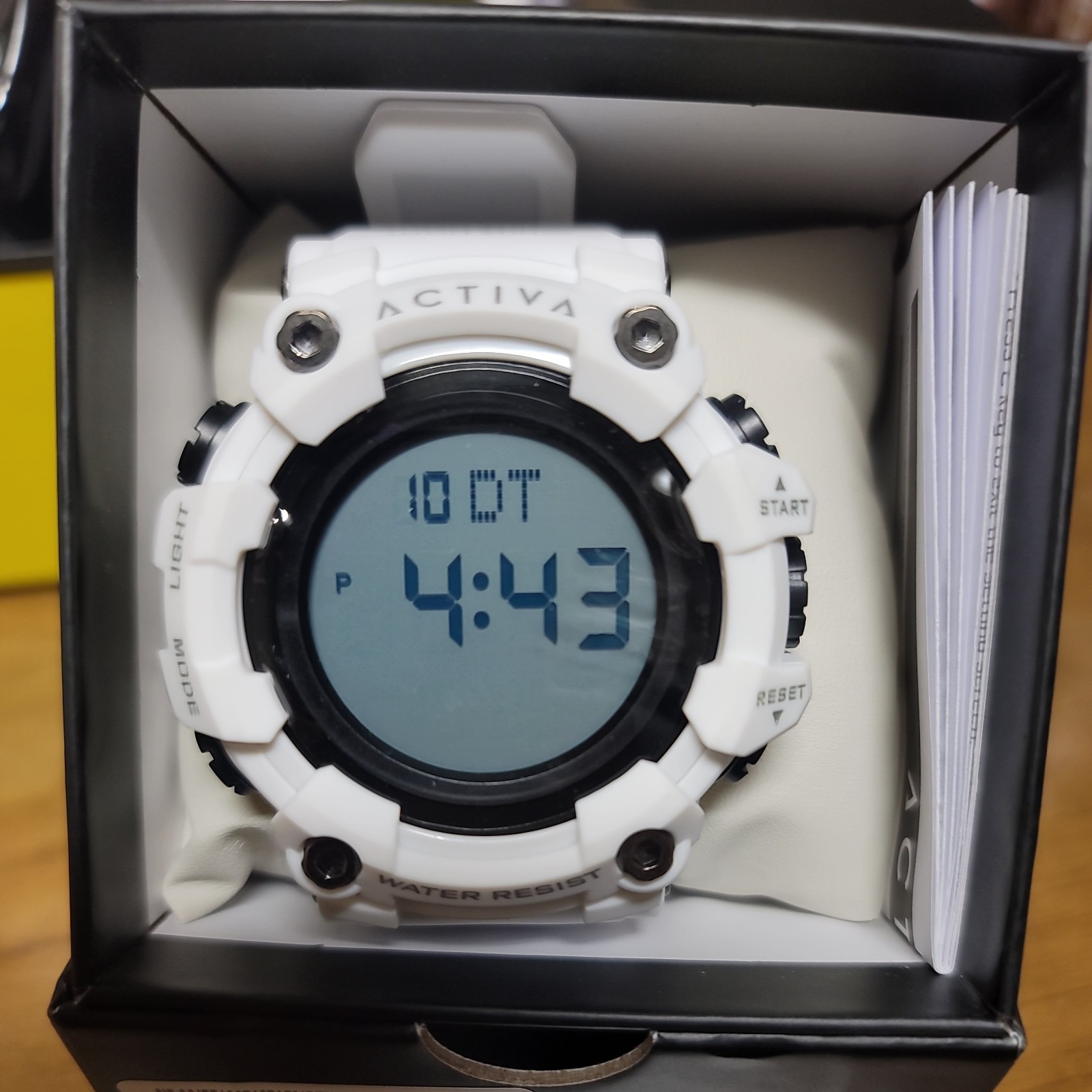 Activa Kadron X Invicta Digital Watch 53mm White ACW1968-004 New