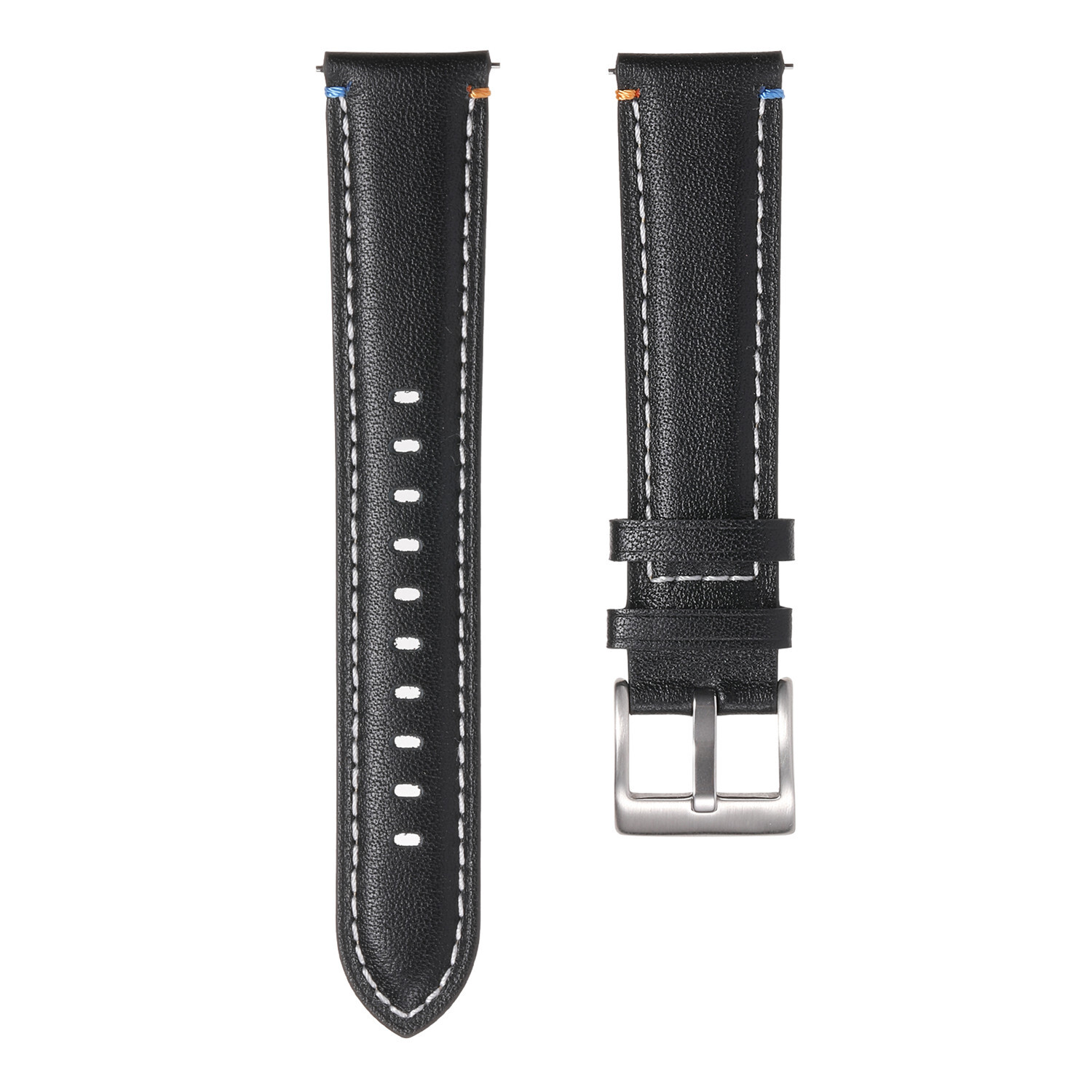 Vintage Watch Band 20mm 22mm Stitching Genuine Leather Strap Bracelet Wristband