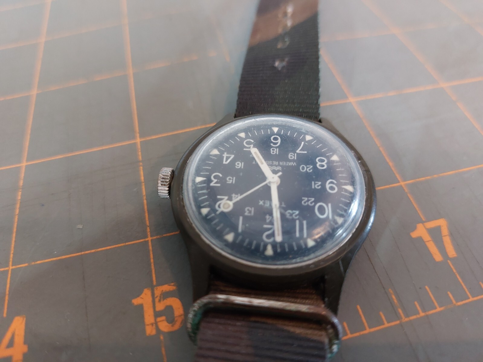Vintage Timex Camper Military Field Mechanical Watch Philippines Works BBB