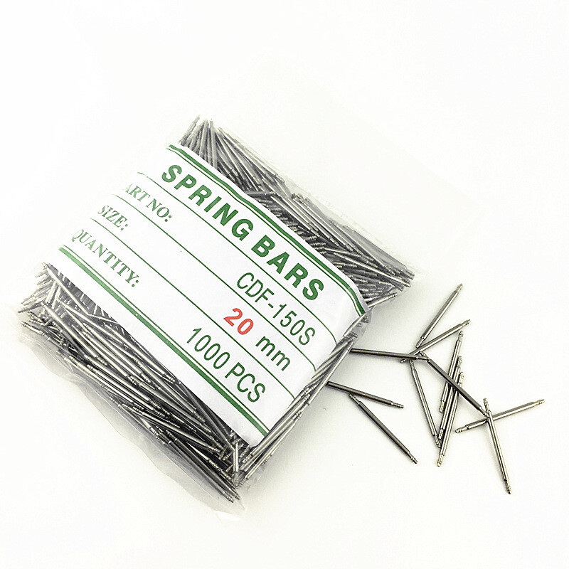1000Pack Stainless Steel Watch Band Spring Bar Pins -Diameter 1.3mm 1.5mm 1.8mm