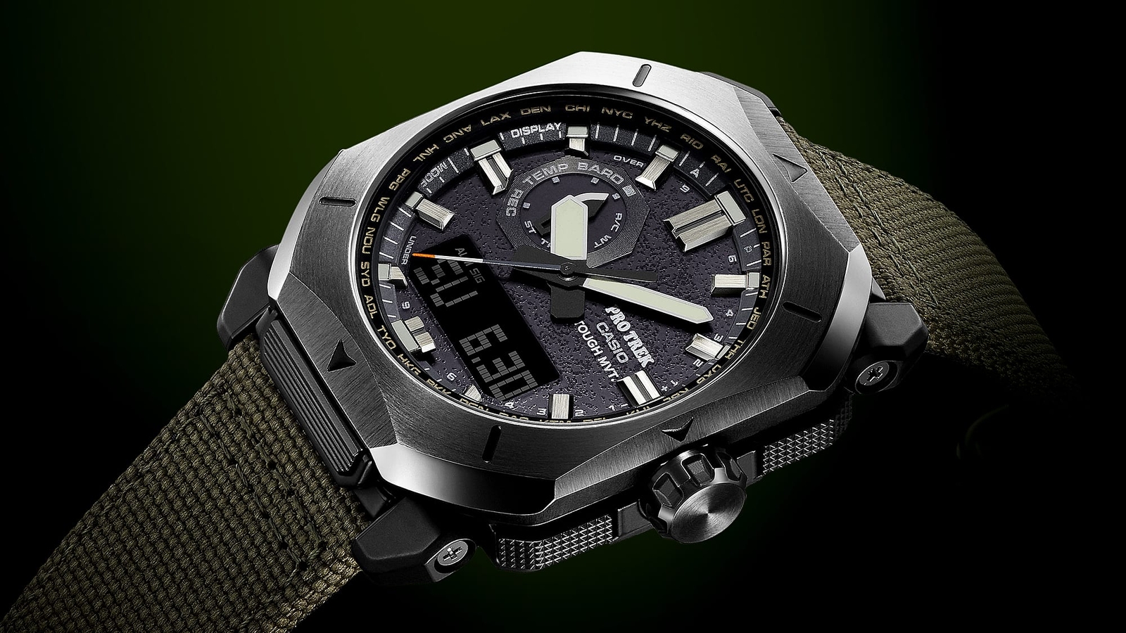 Casio Pro Trek PRW-6900YB-3JF Quartz Gray Dial 44.8 mm Watch