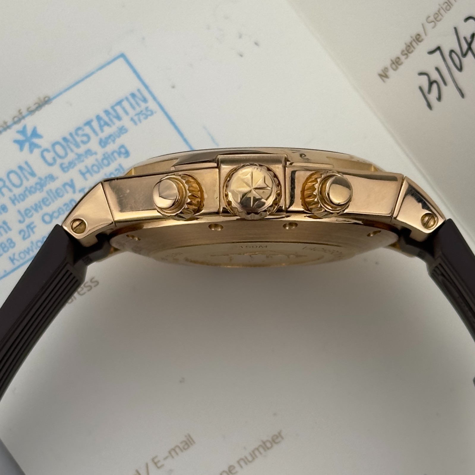 2013 Vacheron Constantin Overseas Rose Gold Men’s Watch 49150/000R-9454 Papers