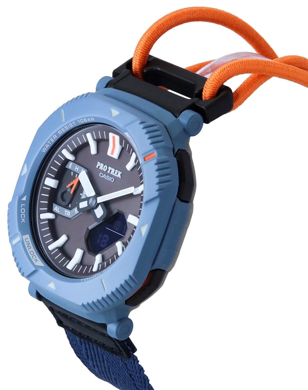 Casio Pro Trek Grey Dial Tough Solar Sports 100M PRJ-B001B-2 Men’s Watch