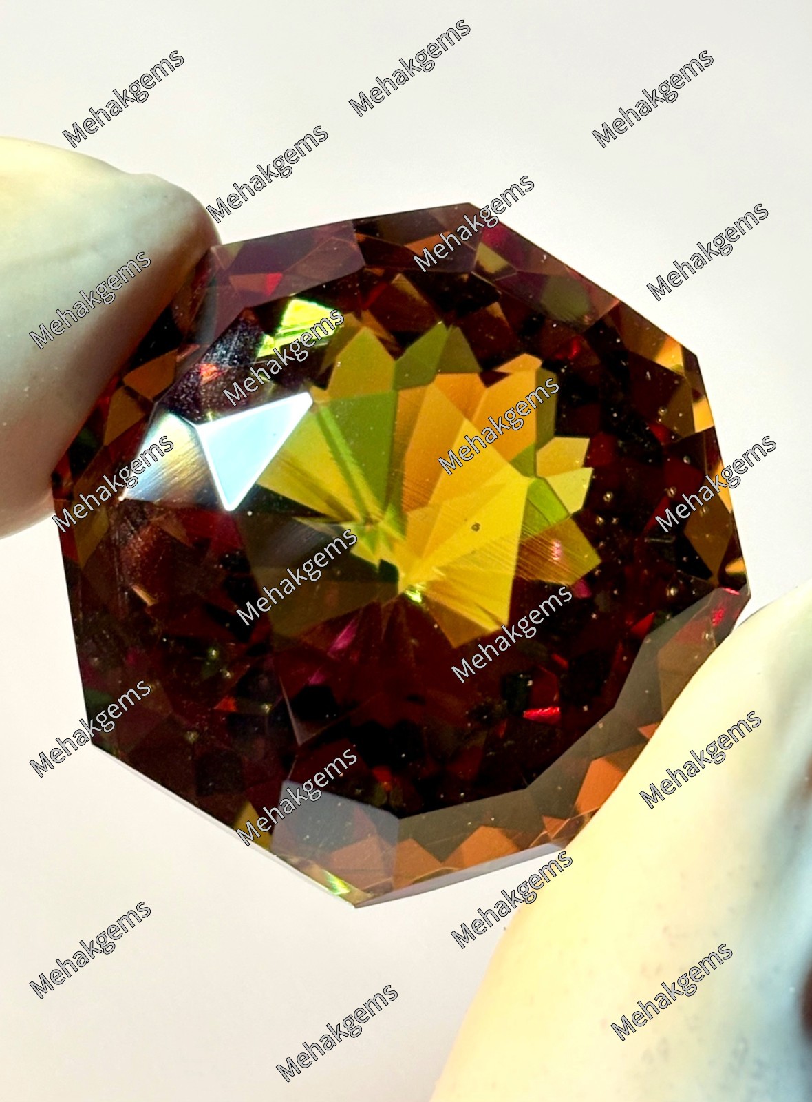 103 Carat Zultanite Gemstone, Octagon Cut, Color Change Diaspore Loose Stone