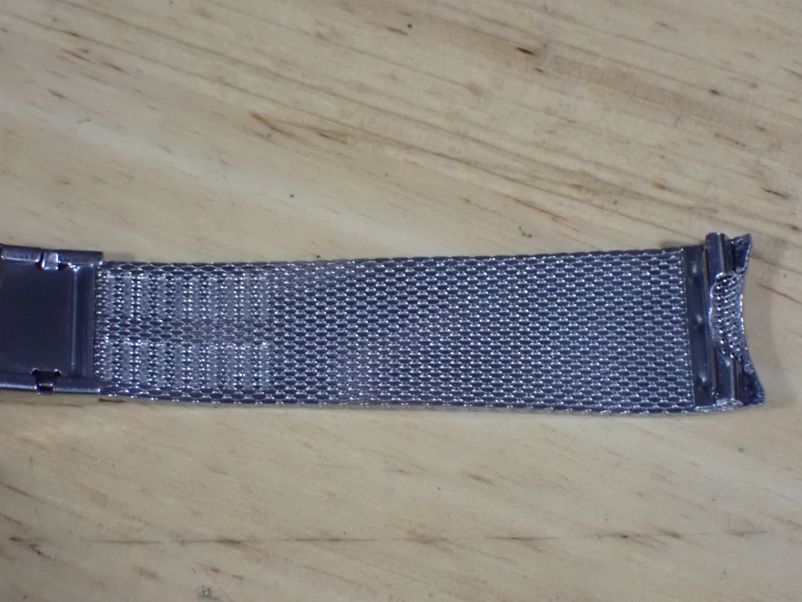Vintage KREISLER Stainless Calendar Buckle Watch Band 17.4 mm end Mint 6 1/4″