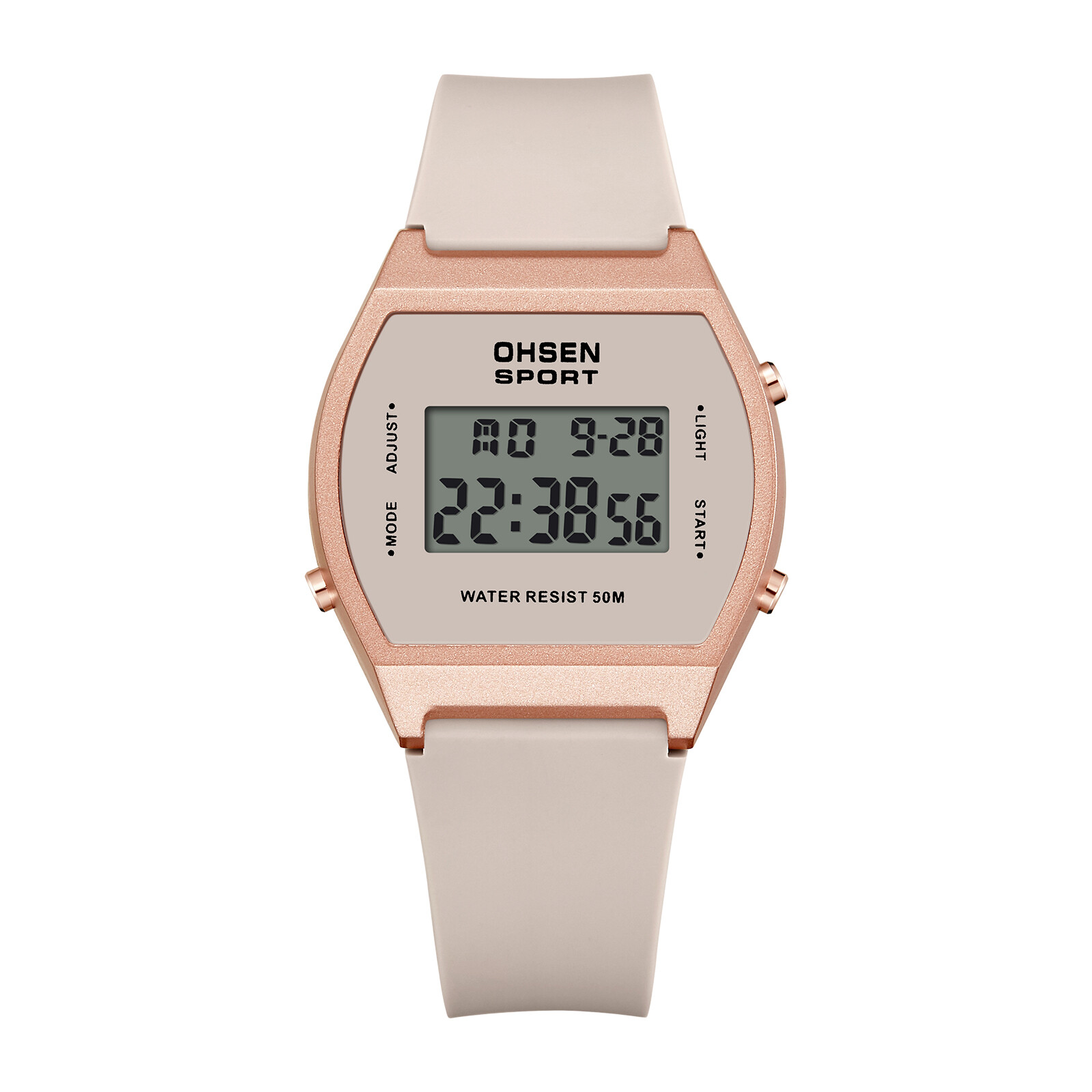 Men Women Waterproof LED Digital Sports Wristwatch Casual Backlight Teens Watch