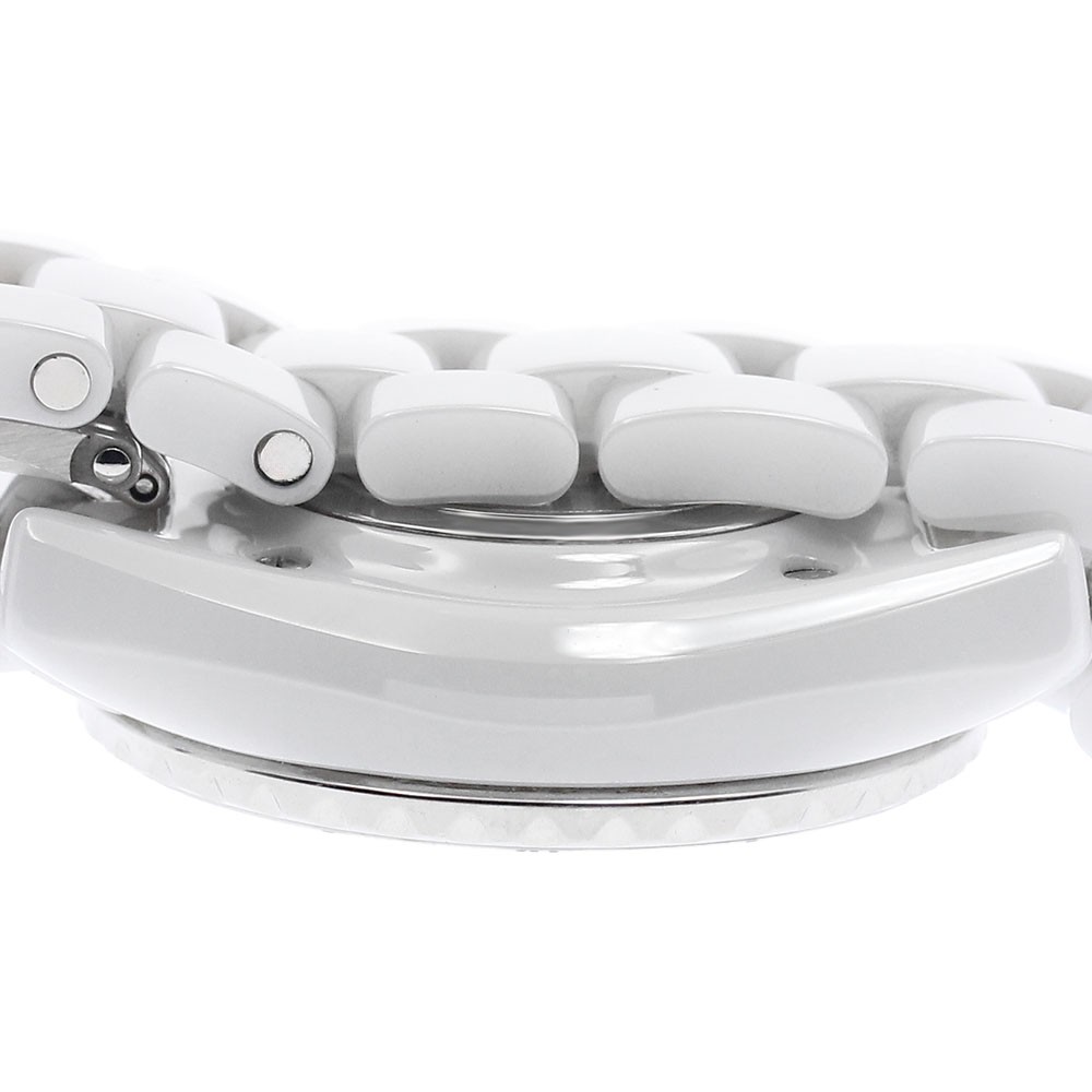 CHANEL J12 H5703 White ceramic 12P diamond white Dial Quartz Ladies Watch_966459