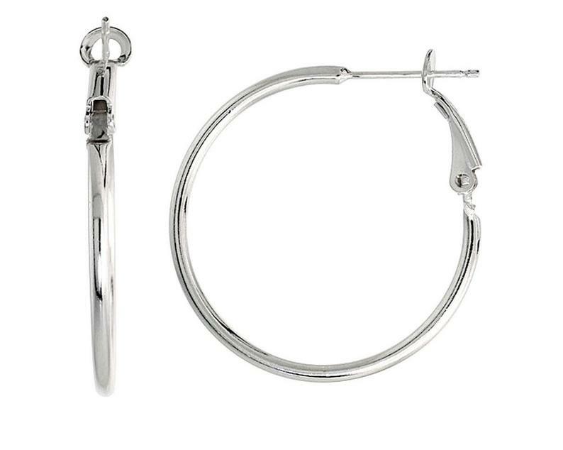 Designer Inspired 925 Sterling Silver 4″ eXtra-Large 2mm Thin Tube Hoop Earrings