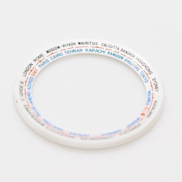 White Inner Chapter Ring Seiko World Time GMT 6117-6400 , 6117-6409 Navigator