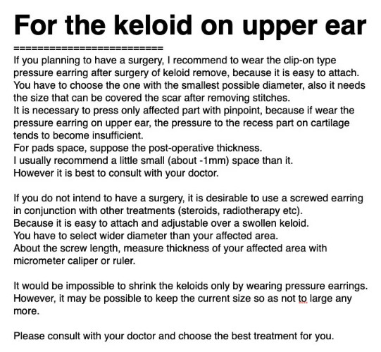 Easy Clip-On Keloid Pressure Earring Silicone Inside, Large Ear Shape,Japan Made