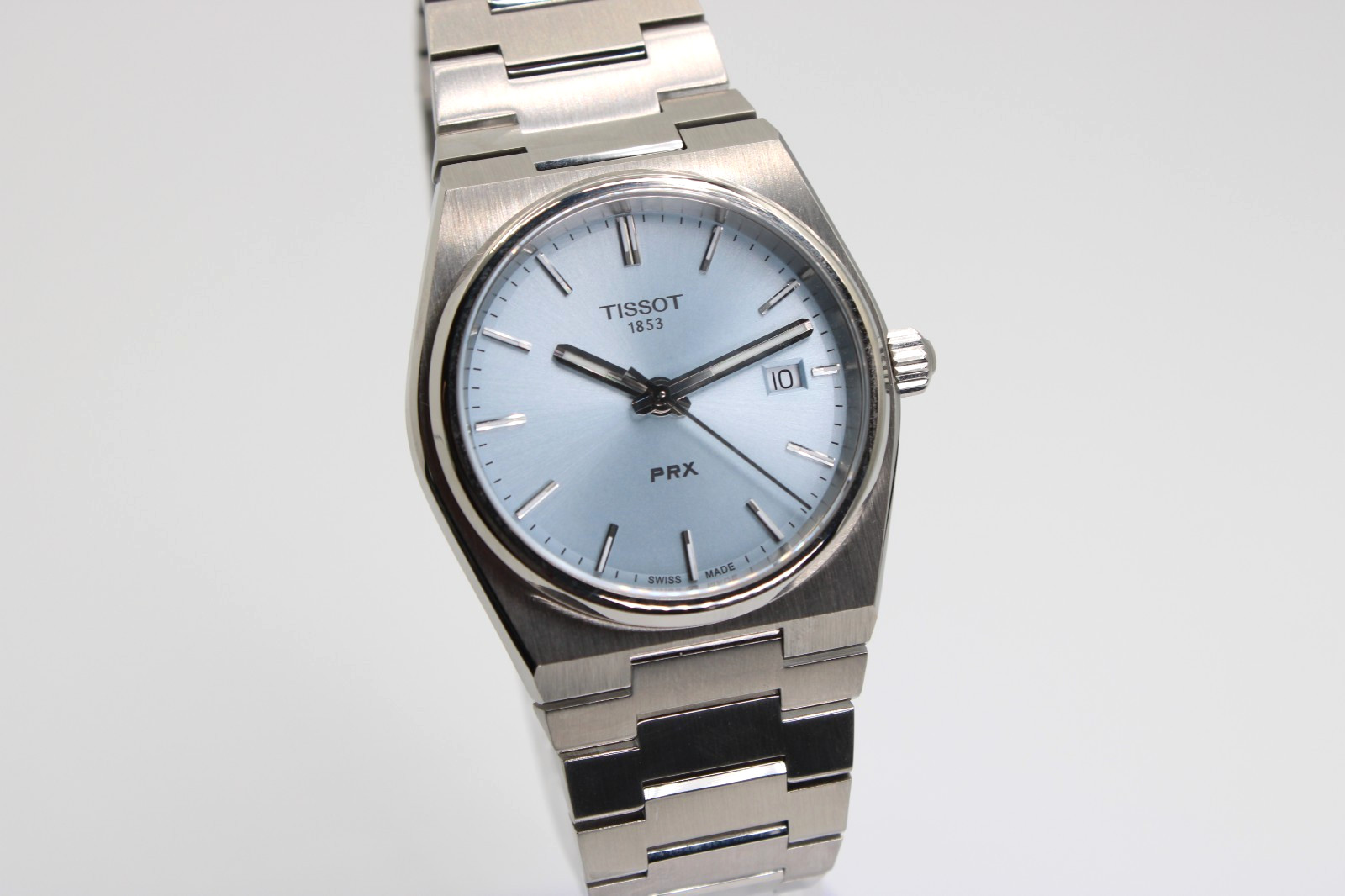 TISSOT PRX T137.210.11.351.00 Quartz Light blue Dial Unisex Watch 35mm