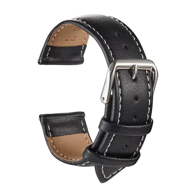 Leather Watch Strap 12mm to 24mm Genuine Replacement Soft Bracelet Watch Band