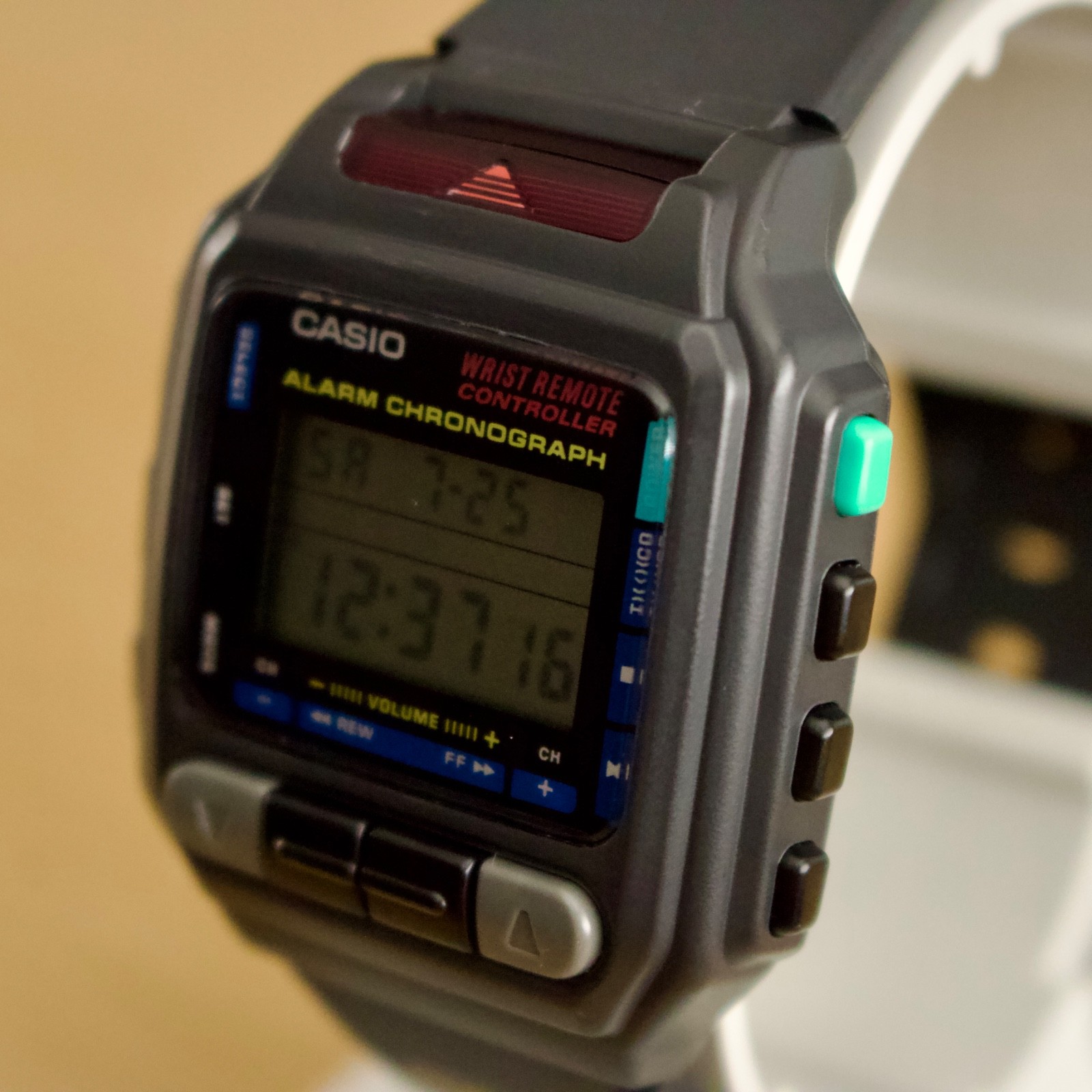 NOS Casio CMD-30B 1994 TV Remote Control Digital Wrist Watch 1173 Korea