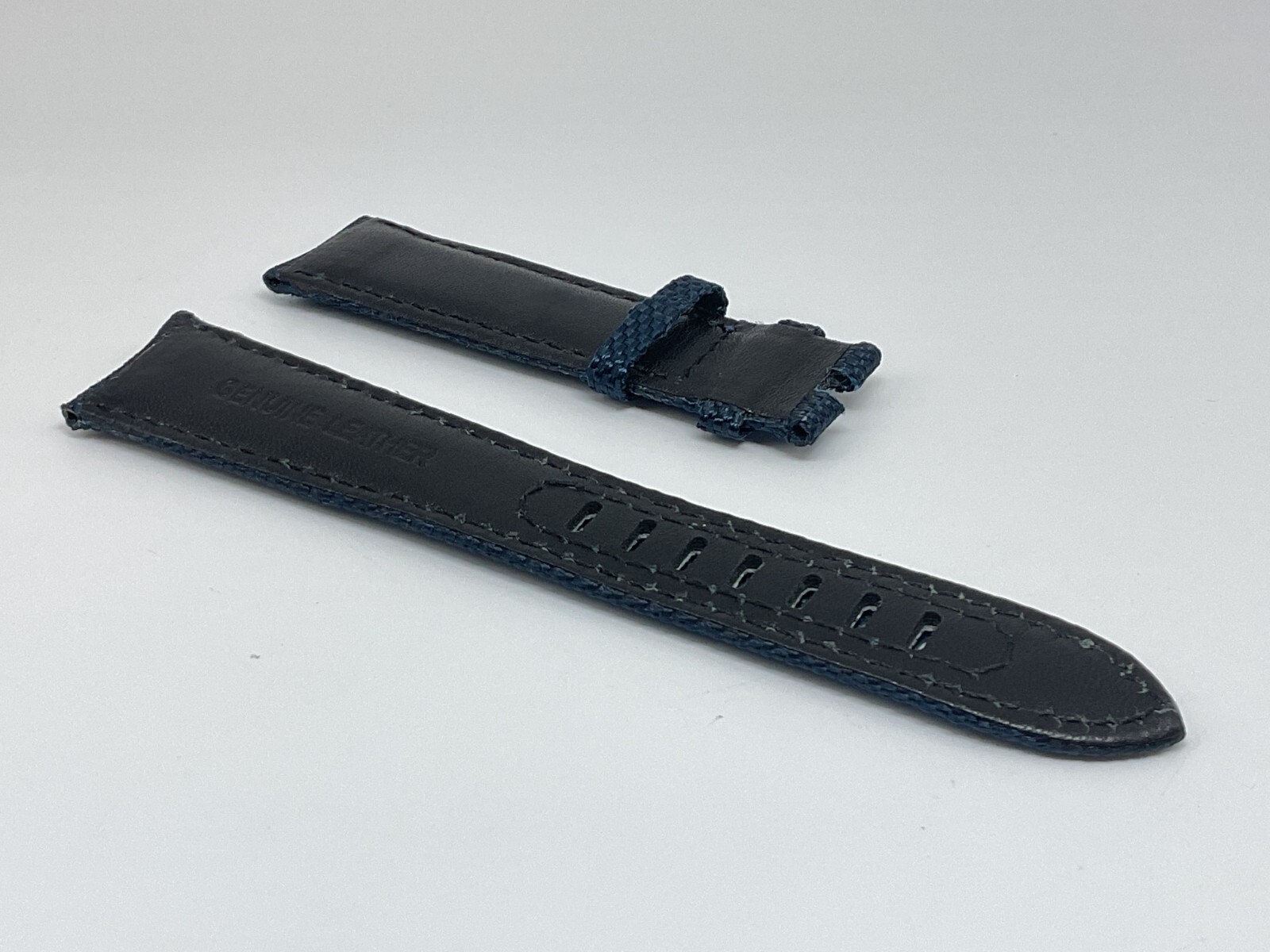 NEW 21MM BLUE CANVAS STRAP BAND FOR OMEGA SPEEDMASTER DSOM WITHOUT BUCKLE