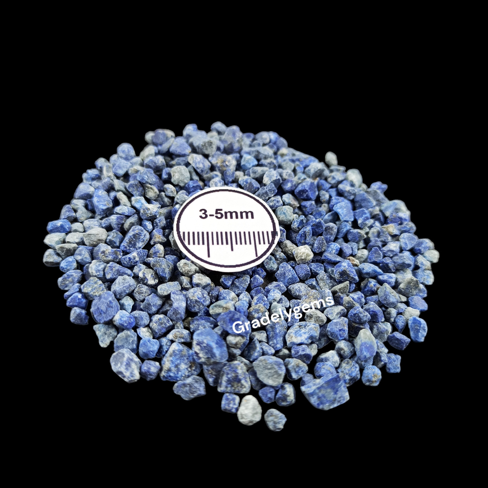 Lapis Lazuli Gemstone Crushed Powder – Royal Blue Radiance for Resin Art, Crafts