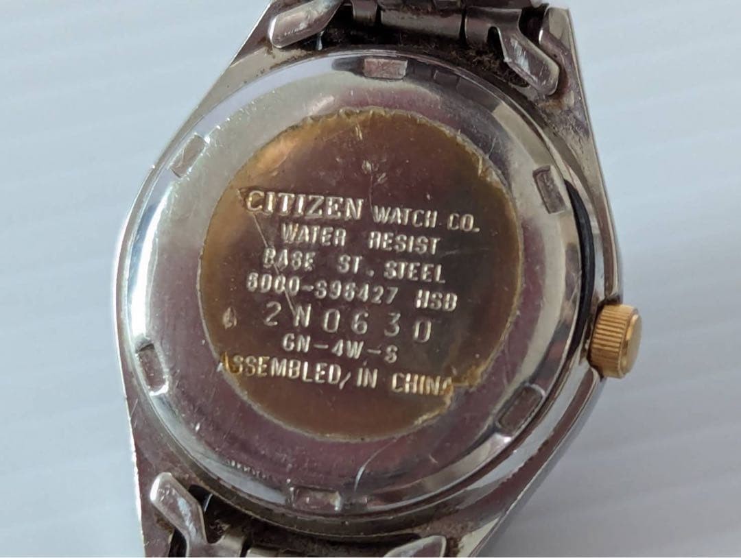 826 Working condition CITIZEN 6000-S96427 Ladies’ Date