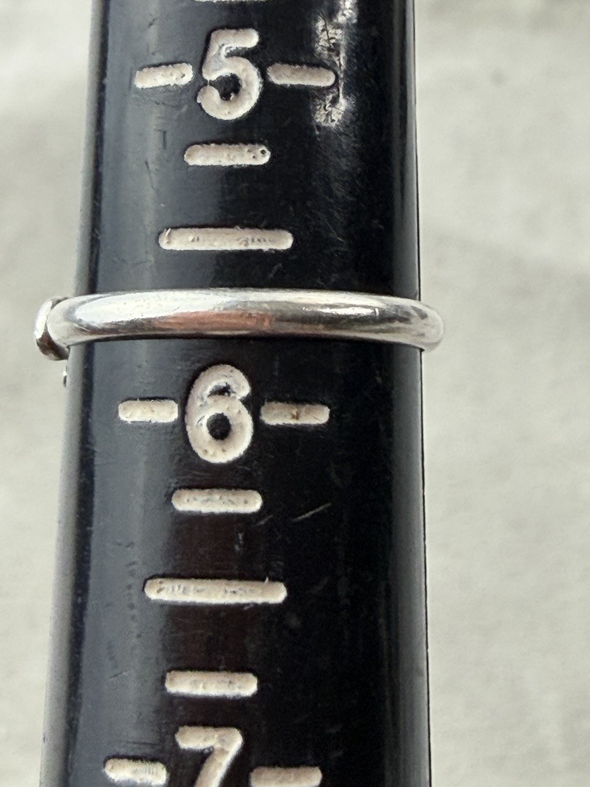 Sterling Silver Native American Black Onyx Ring Size 5.75 Not Signed