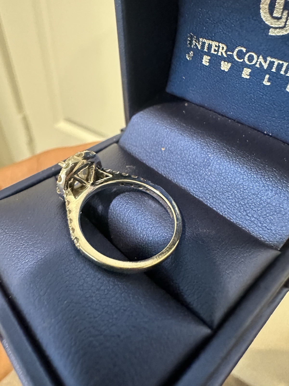 Engagement Ring – 1.97 ctw – 14k White Gold – Lab Created and Natural Diamonds