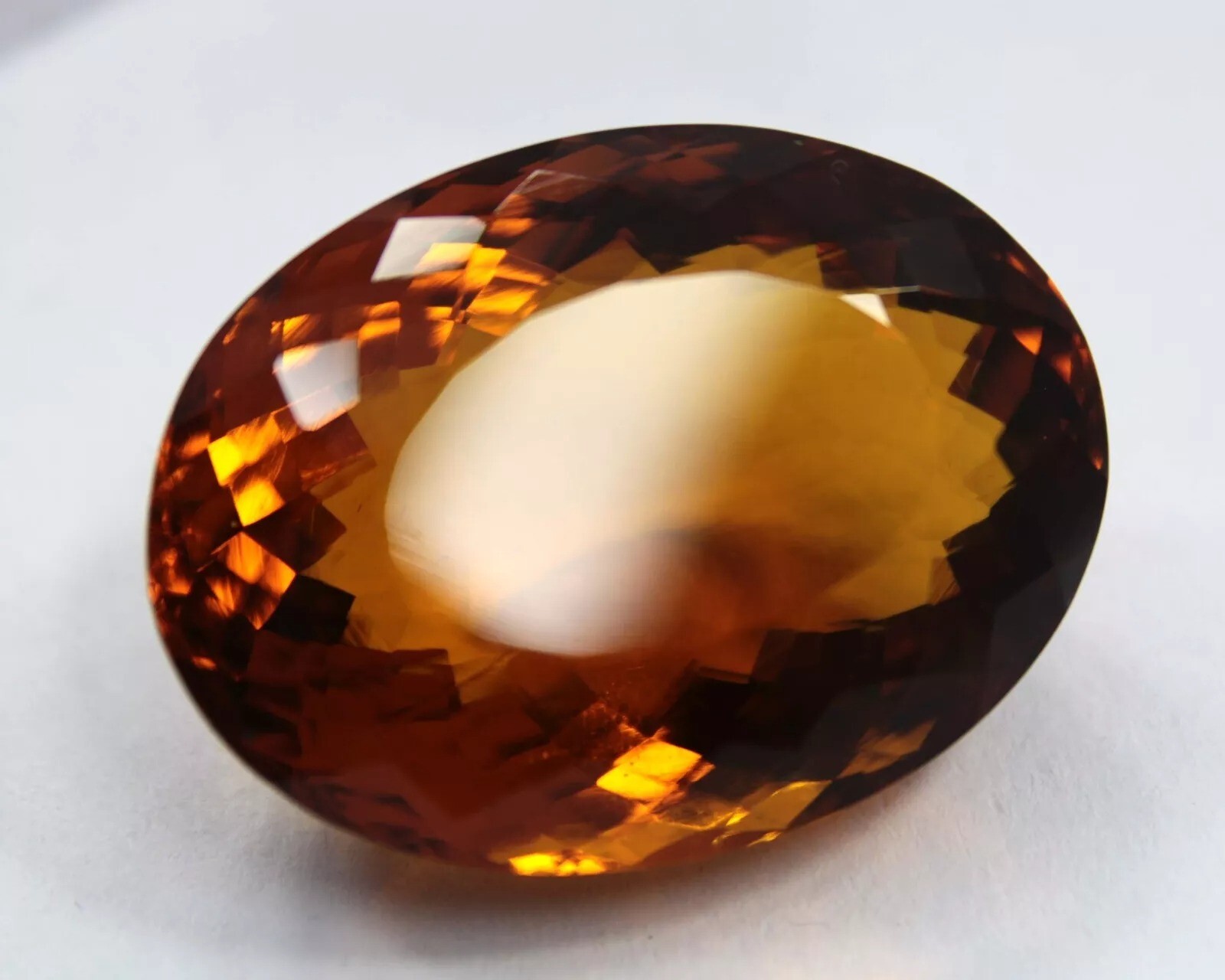 Natural EGL Certified Oval Cut Imperial Topaz 195 Ct A++Brazilian Loose Gemstone