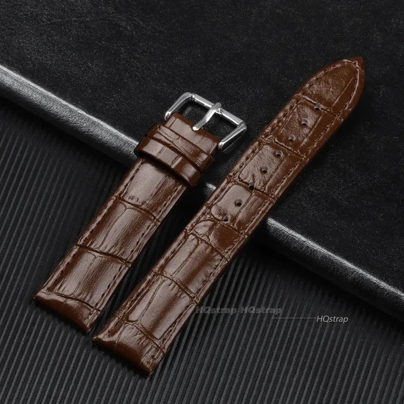 Genuine Leather Mens Watch Strap Band Brown Black 12mm 14mm 16mm 18mm 20mm 22mm