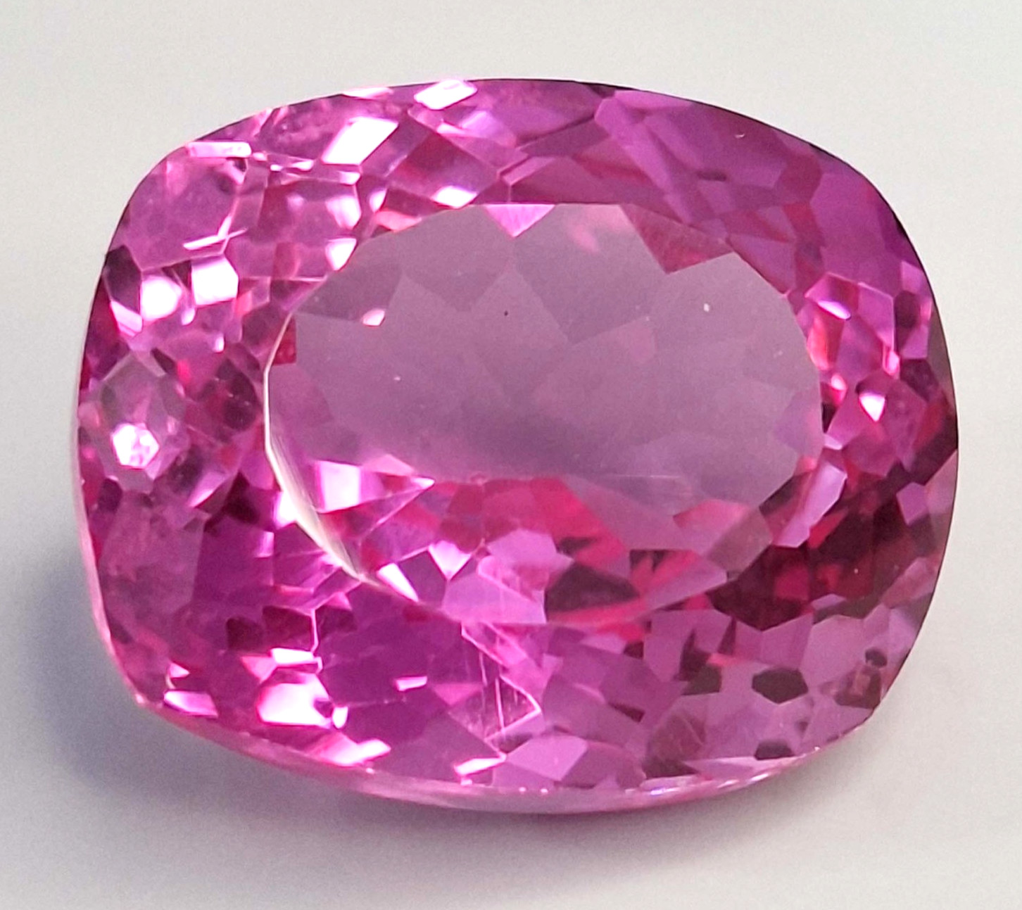 Natural Pink Sapphire Cushion Cut 14-16 Ct EGL Certified Loose Gemstone RK288