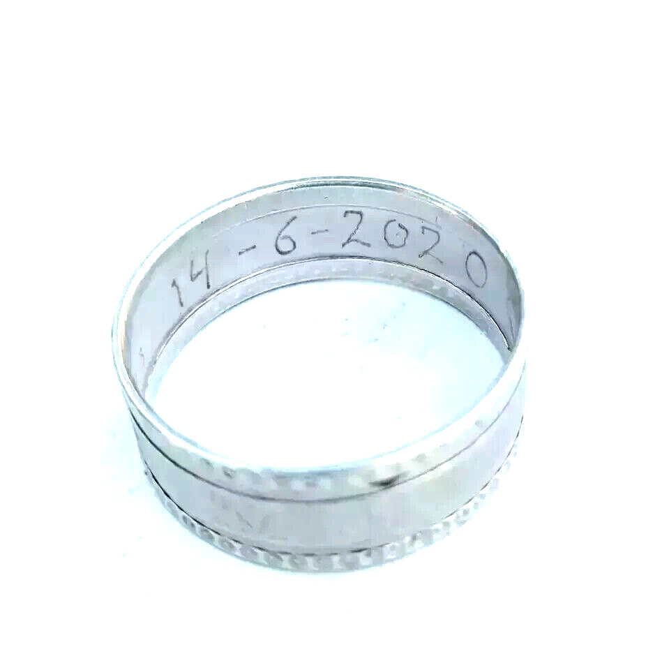 Vintage Rare Ring Men Sterling Silver 925 Handmade Gift Fashion Jewelry Size 13