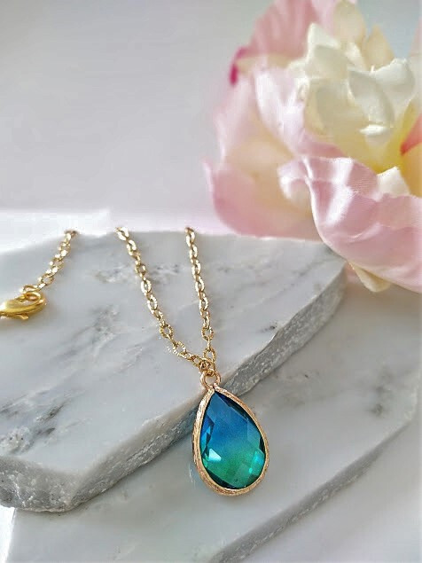 Handcrafted Sea Glass Necklace, Antique, Gift For Her, Beach Jewelry