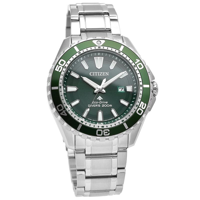 Citizen PROMASTER MARINE BN0199-53X Eco-Drive Diver’s 200m Green Dial 44.5mm
