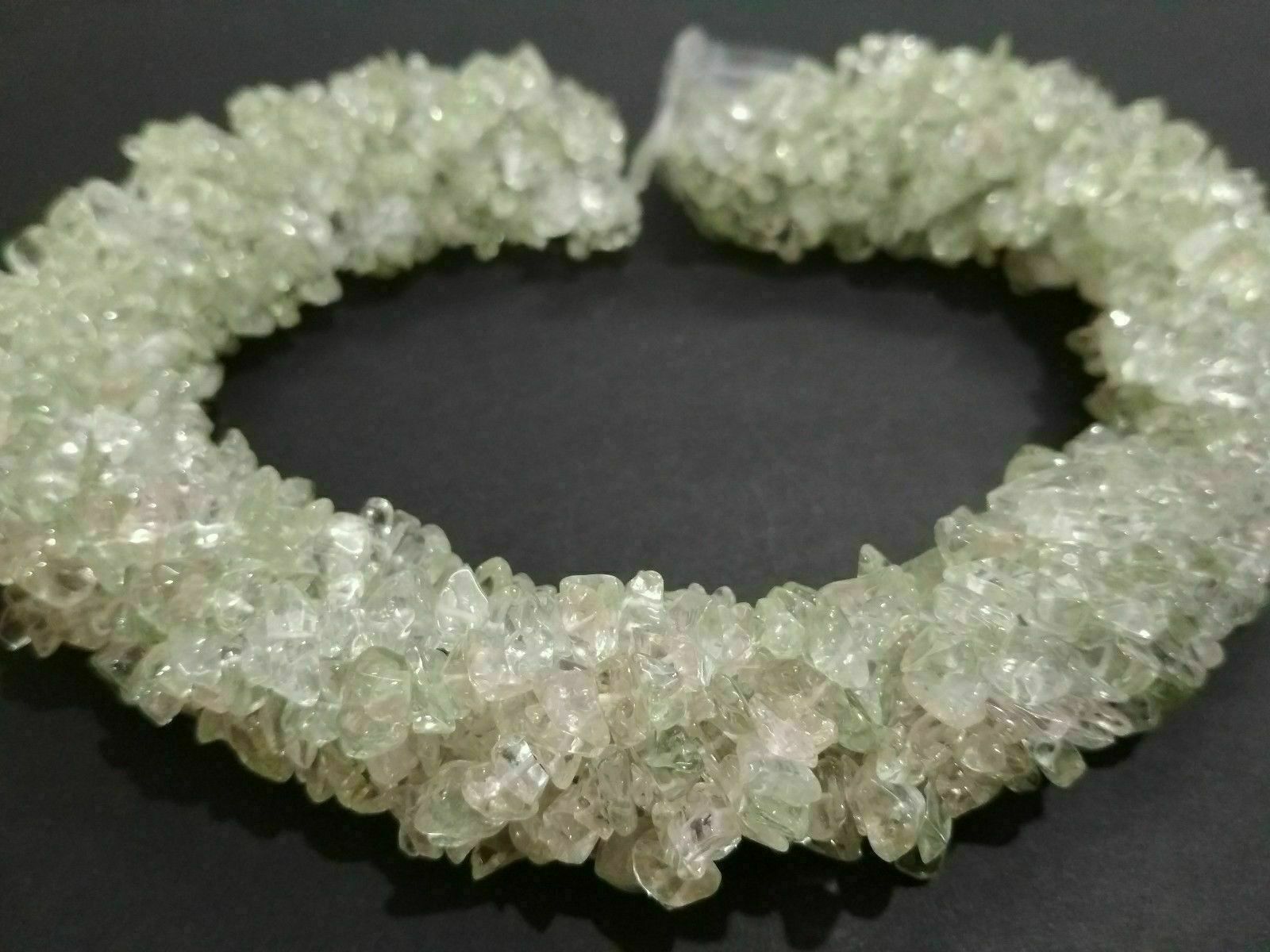 1 Strand Natural Multi Stone Chips Nugget Uncut Smooth 4-6mm Beads 34″inch C5