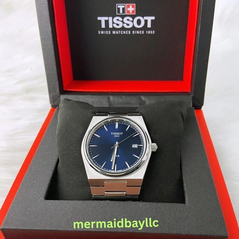 TISSOT PRX 40MM STAINLESS STEEL BLUE DIAL MEN’S WATCH T137.410.11.041.00