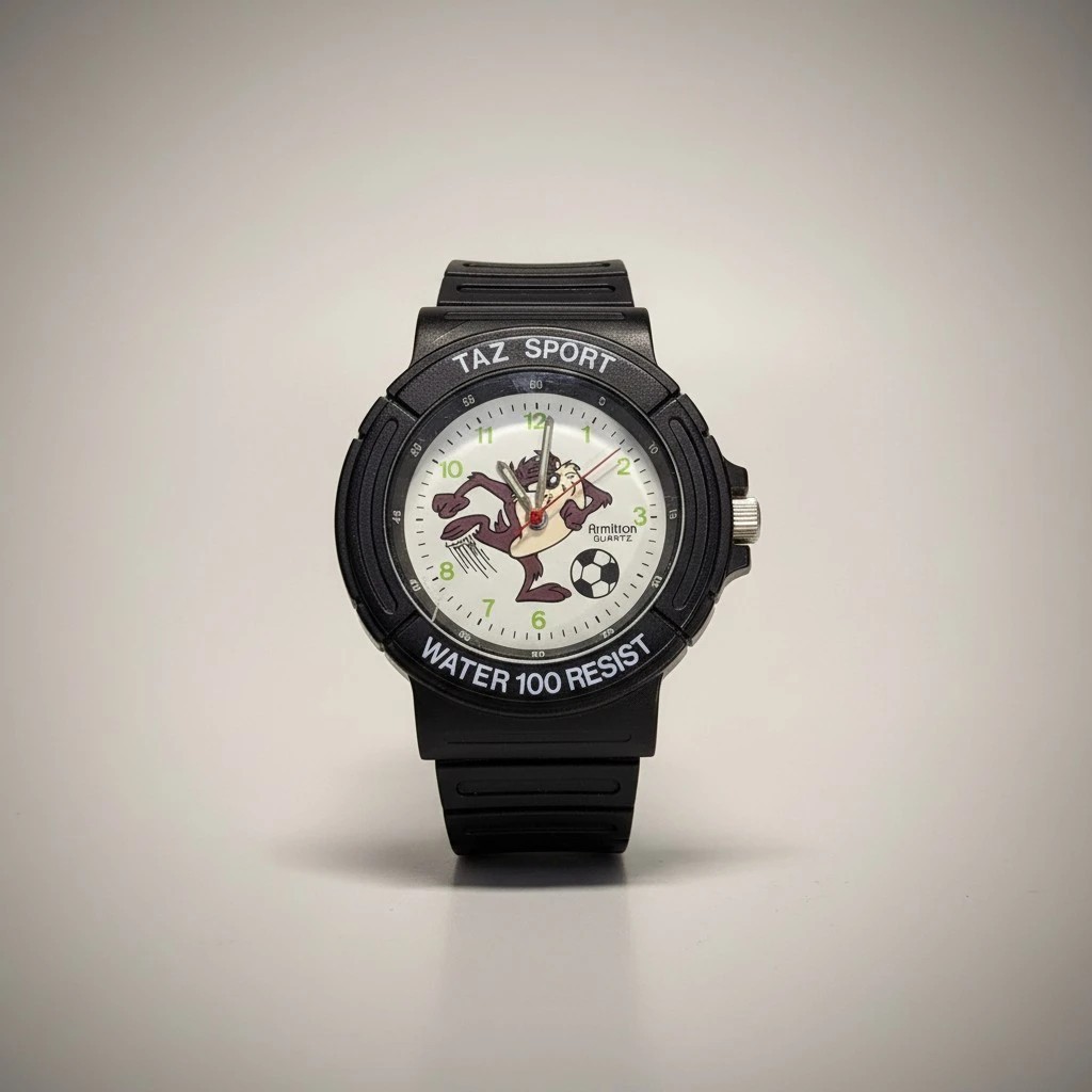 🔥🔥🔥 NOS, ARMITRON LOONEY TUNES COLLECTION (TAZY SPORT), ALL AGES QZ WATCH,NEW