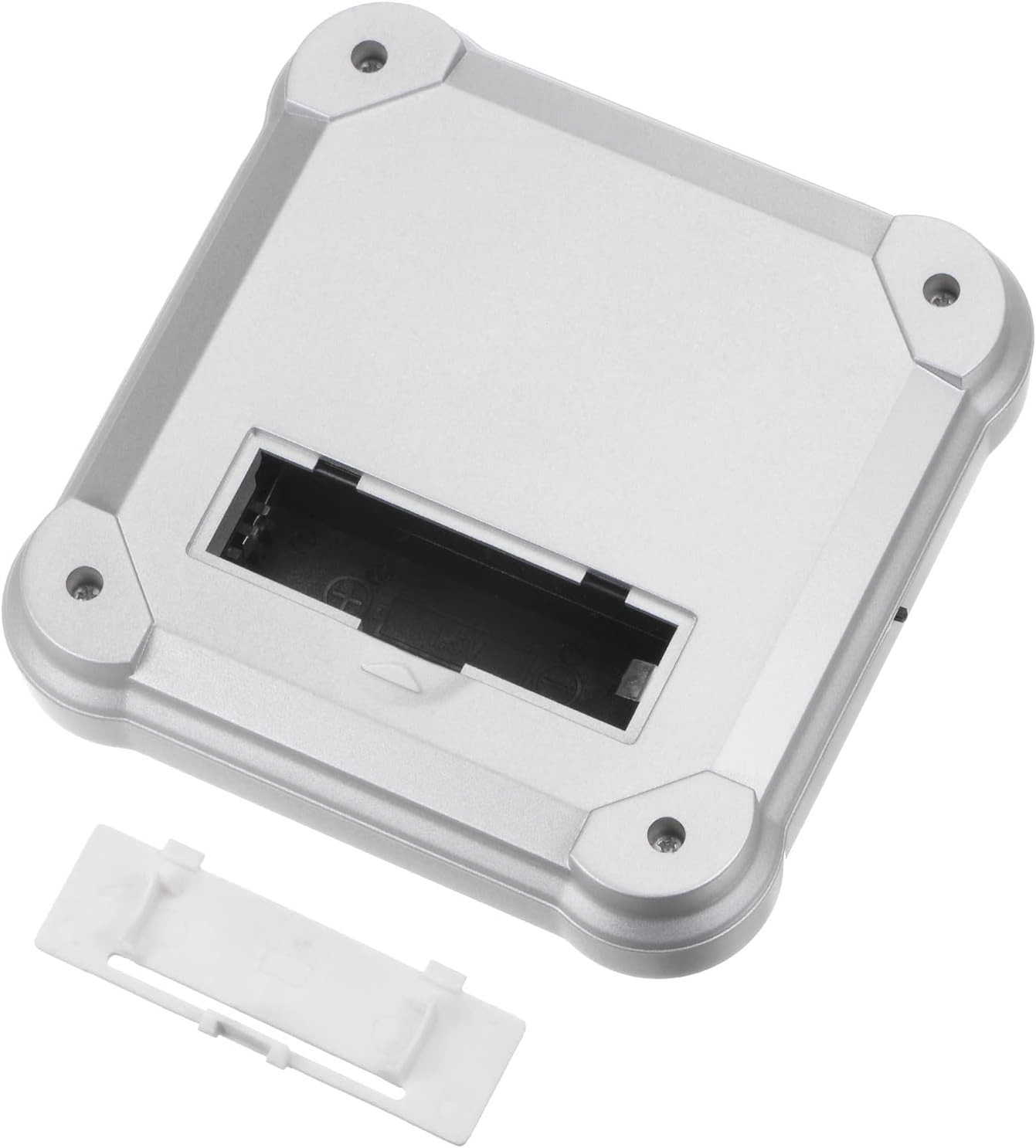 2Pcs Solar Display Stand Turntable 3.54″ Plate Dia Battery Double Use LED Light