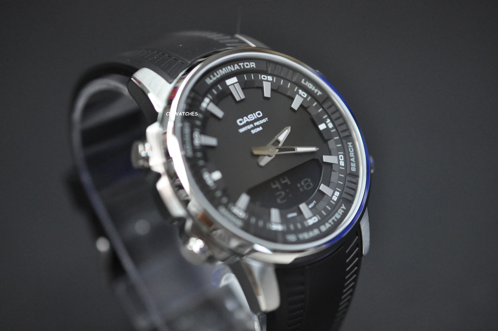 Casio Analog-Digital 10 years Battery AMW-880-1A watch