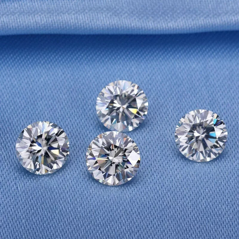 5.00 Ct Loose Moissanite Round Cut 11.50 MM D Color, IF CLARITY Certified