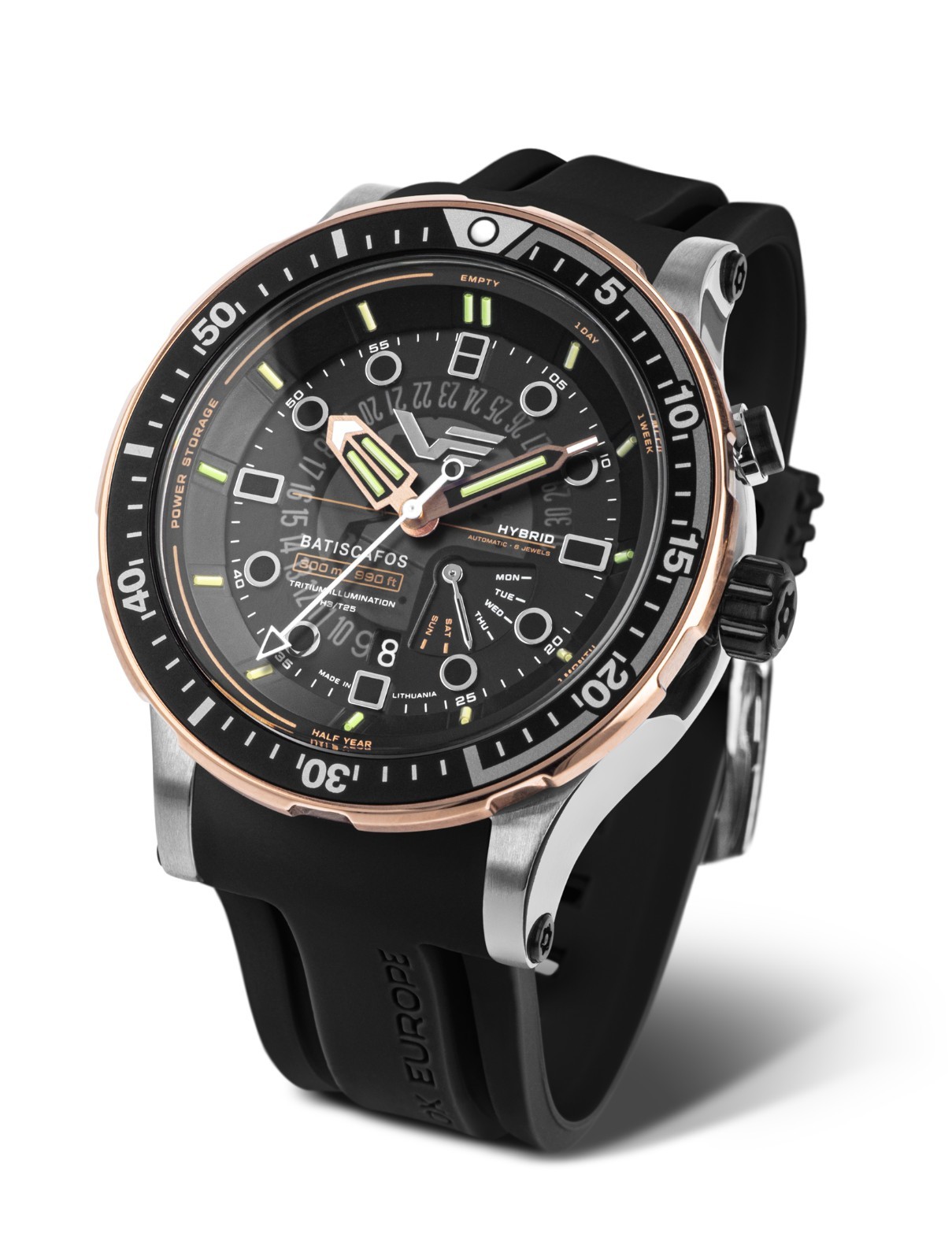 Vostok-Europe BATISCAFOS PX84-511E769B Hybrid Automatic 300M Bracelet