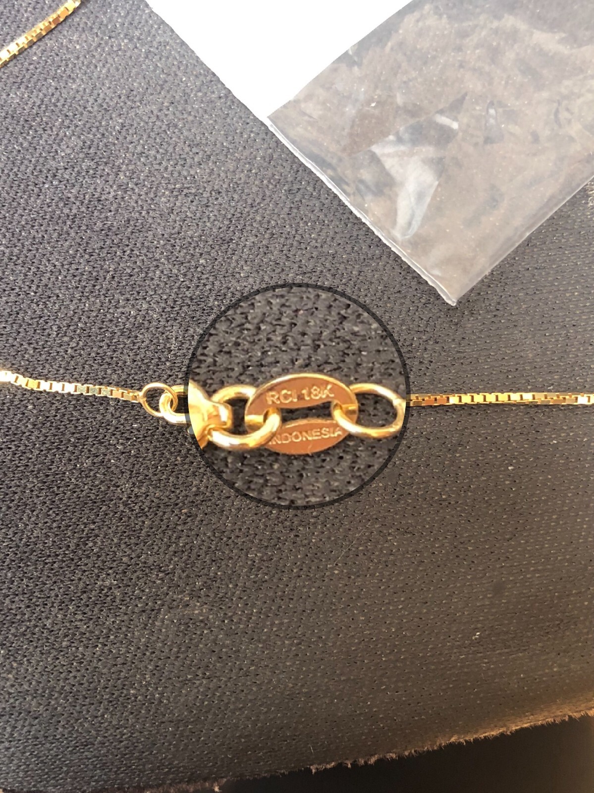 18k Yellow Gold 24″ Classic Box Link Pendant Chain/Necklace 10 grams 1.4MM