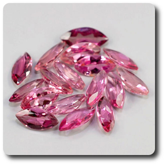0.13 Cts Pink Tourmaline (Sold Individually) Mozambique, Africa.
