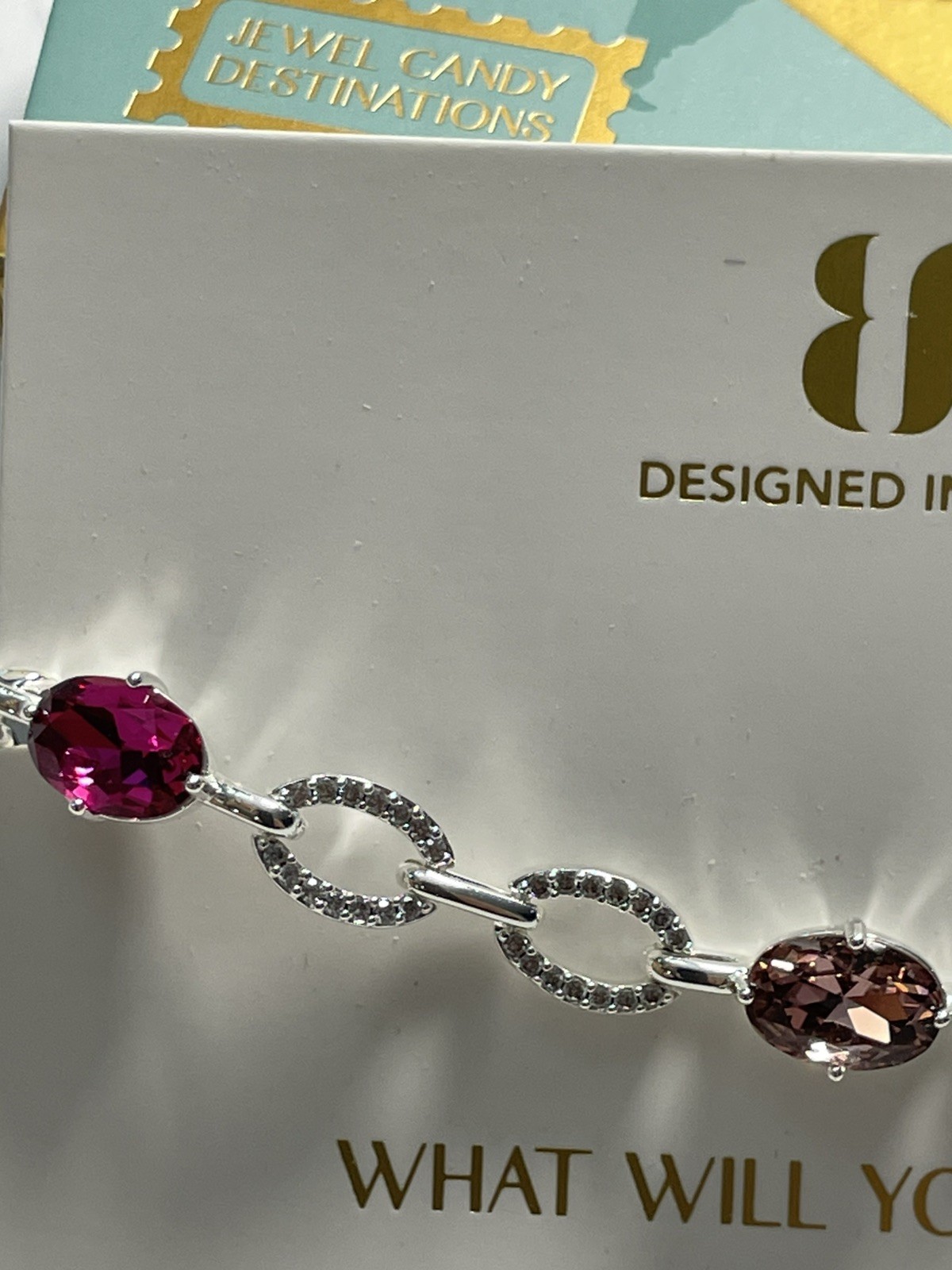 Bomb Party Jewel Candy Bracelet – BR34590 Endless Destinations – Rio Heat, Pinks