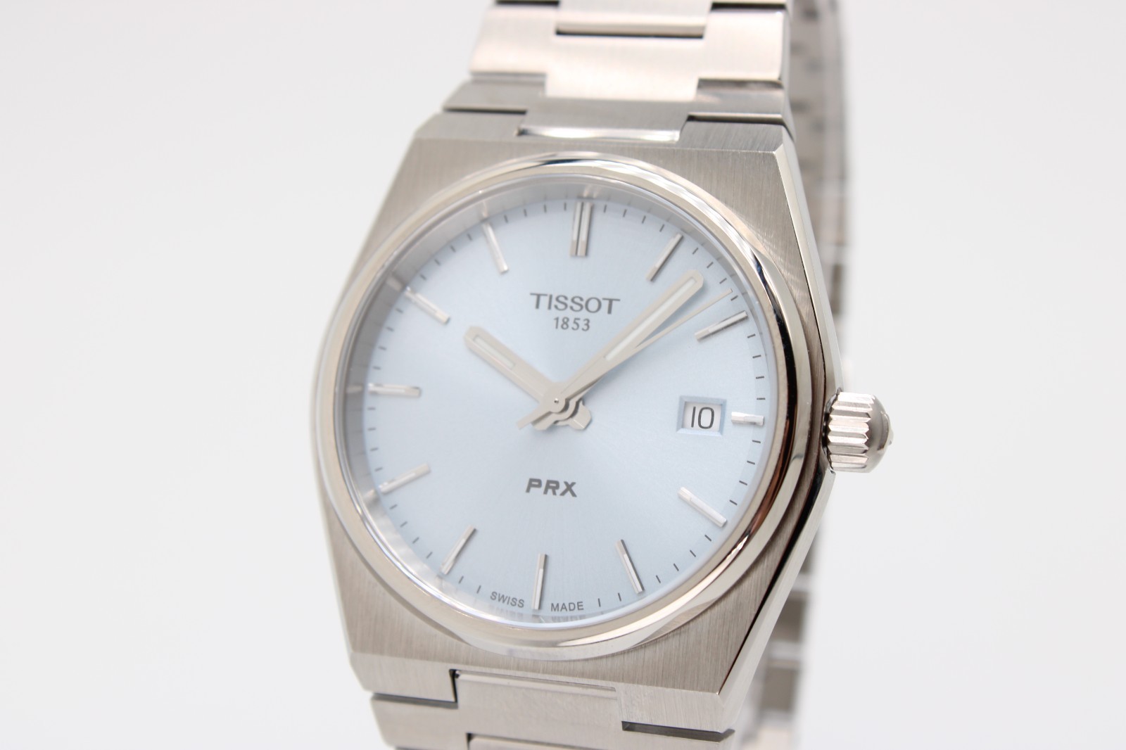 TISSOT PRX T137.210.11.351.00 Quartz Light blue Dial Unisex Watch 35mm