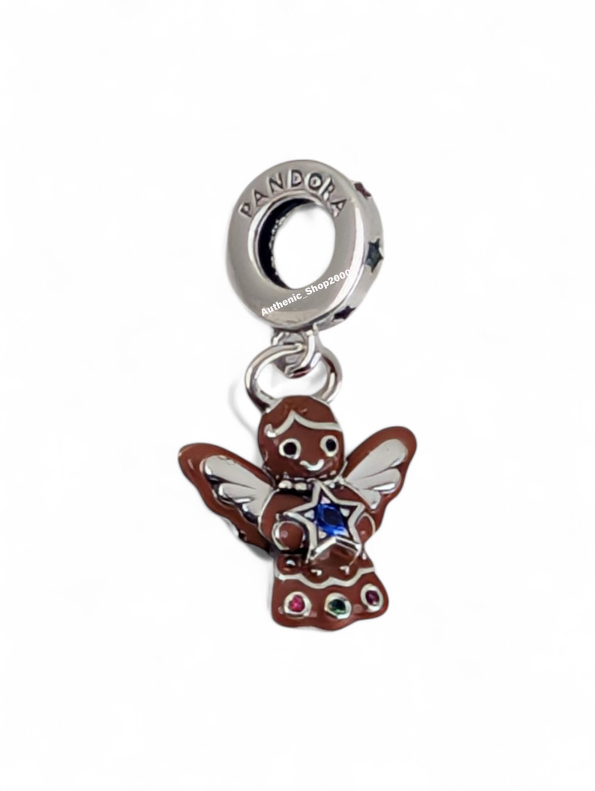 New 100% Authentic PANDORA 925 My Sweetheart Gingerbread Angel Charm 794247C01