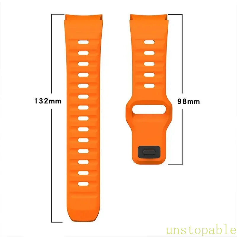 Silicone Band+Case for Samsung Galaxy Watch 7 6 5 4 FE 40mm 44mm Classic 43/47mm