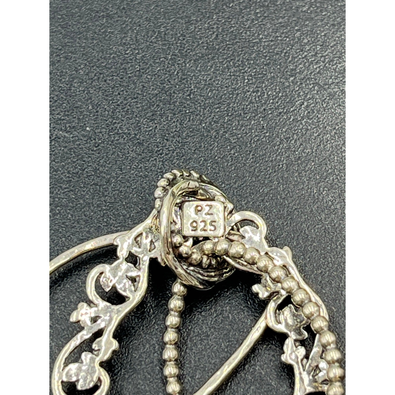 PZ Paz Creations Israel Sterling silver 925 Floral Filigree Balls Pendant