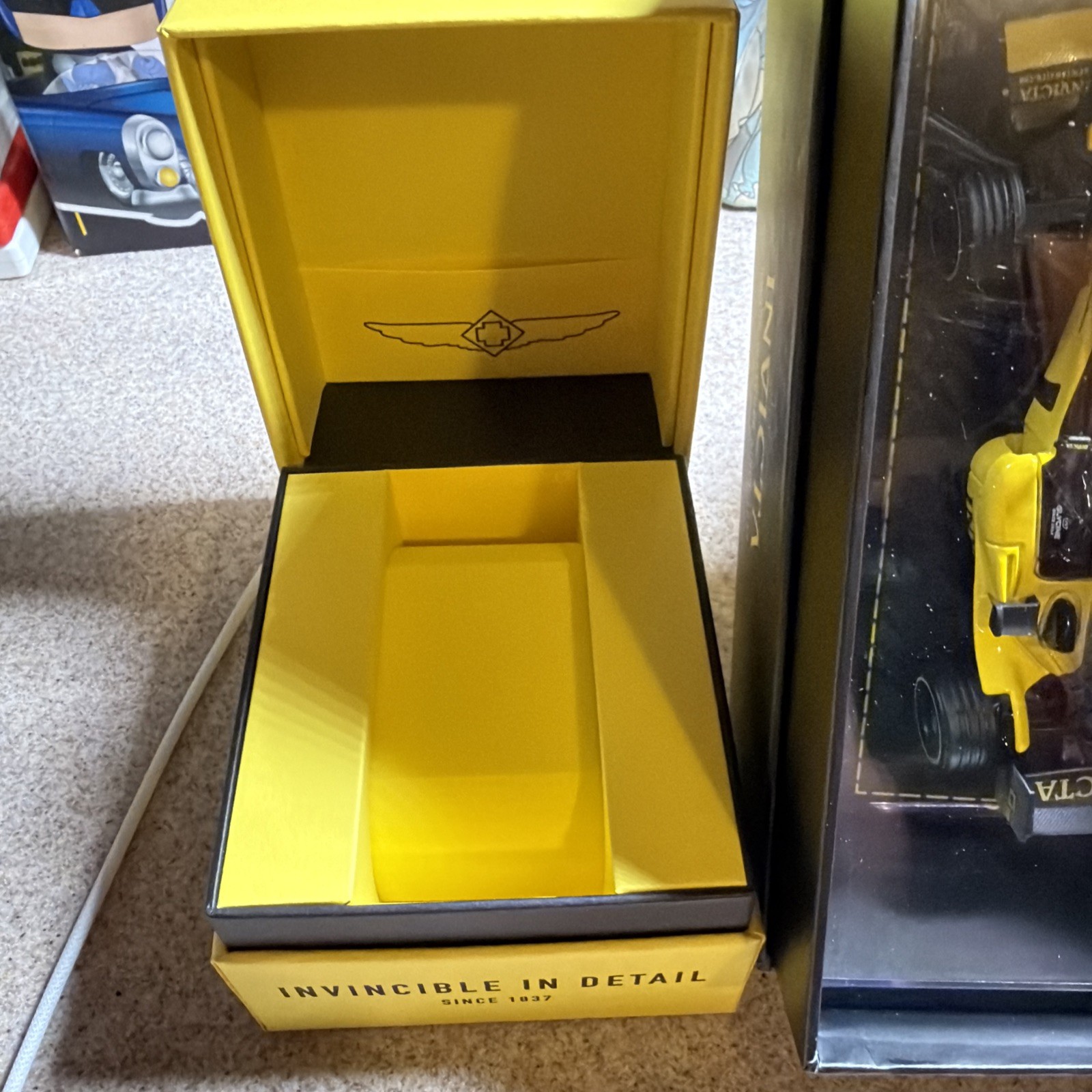 Invicta Racing Cyclone Men’s Watch – 48.5mm, Yellow (48449)