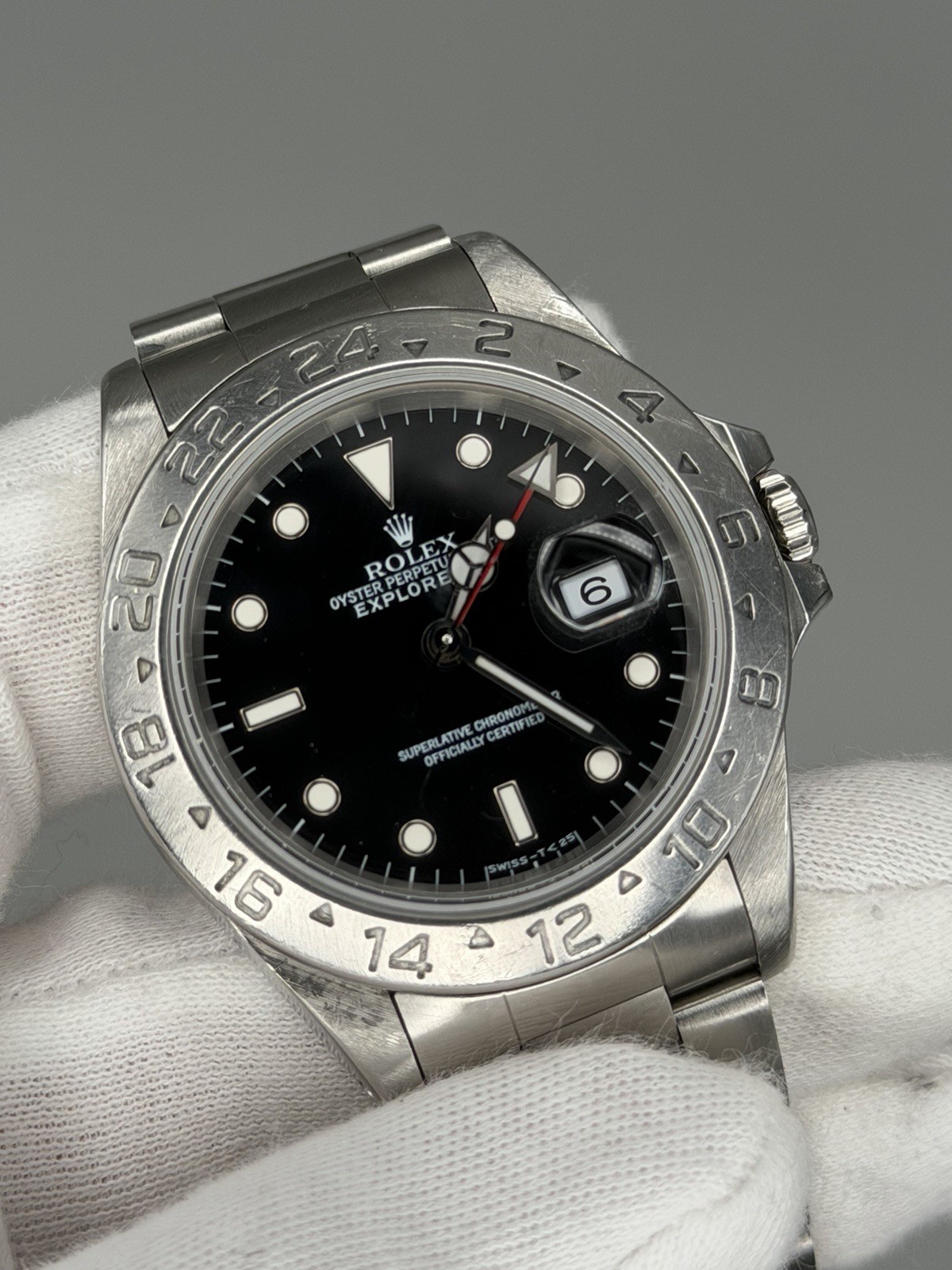 Rolex Explorer II Stainless Black Dial 40mm Auto Men’s Watch 16570