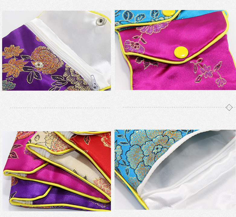 12-Pack Silk Jewelry Pouch, Gift Bags, Multicolor, Small/Medium/Large