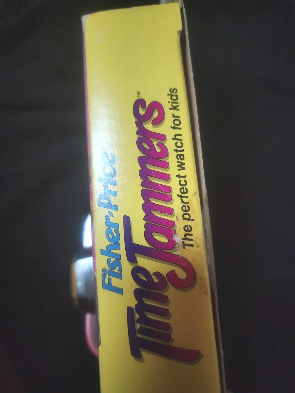 Vintage 1986 Fisher Price Time Jammers Black Yellow Red Watch BRAND NEW