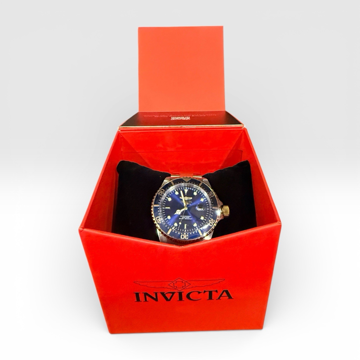 Invicta 22058 Pro Diver Blue Dial Two Tone Watch New w/ Box & Hang Tag